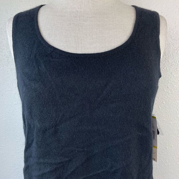 NWT Jones New York Wool Blend Sleeveless Sweater Size M - Picture 2 of 7